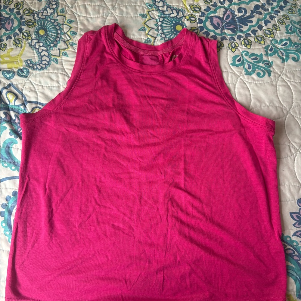 Women's Pink Sleeveless Top